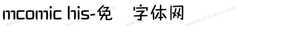 mcomic his字体转换